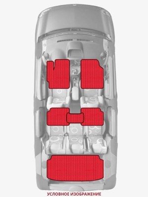 ЭВА коврики «Queen Lux» комплект для Toyota Sprinter