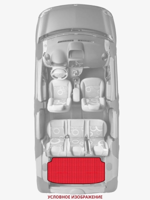 ЭВА коврики «Queen Lux» багажник для BMW X5 M (F85)